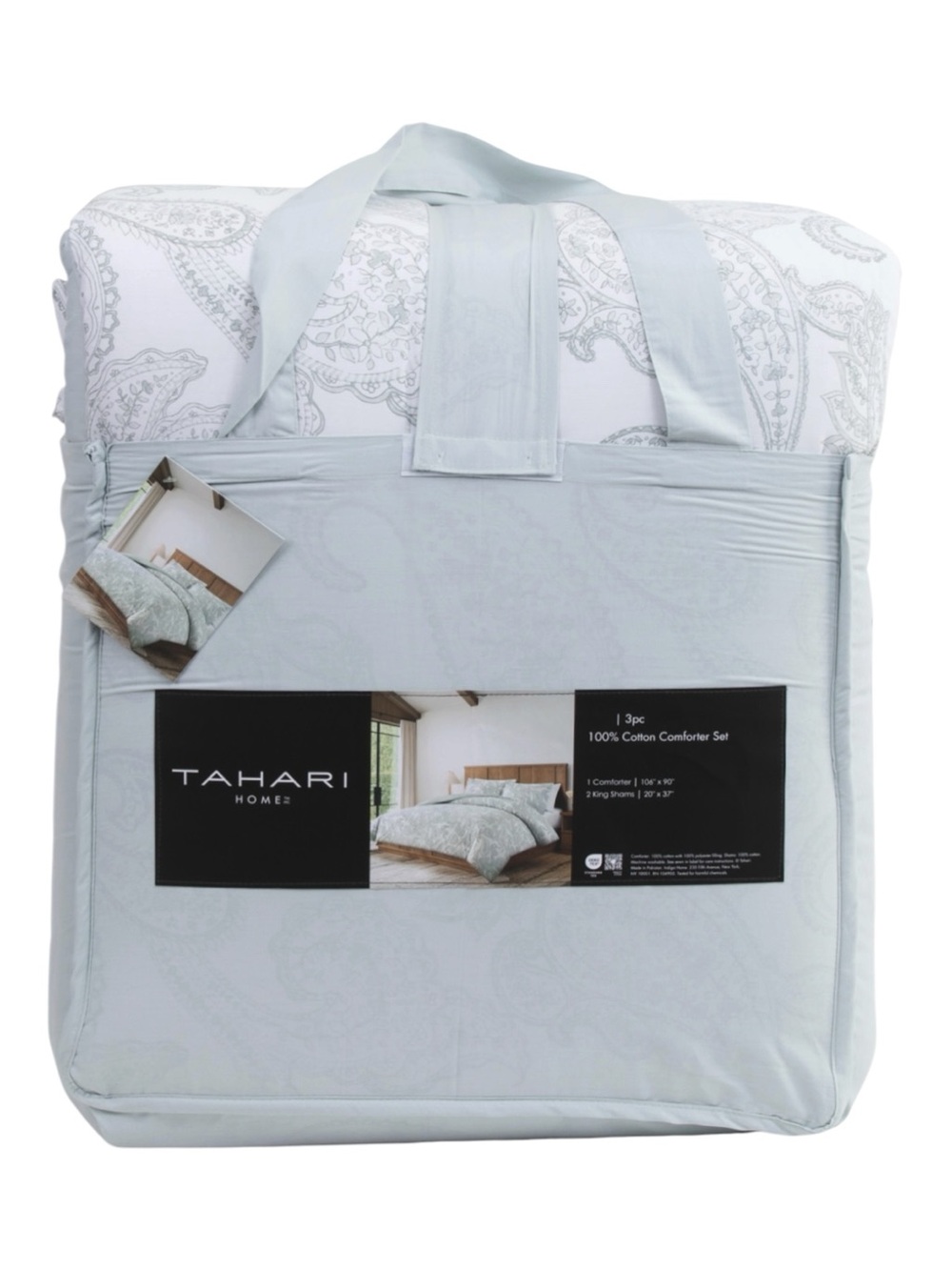 TAHARI Paisley Cotton Comforter Set